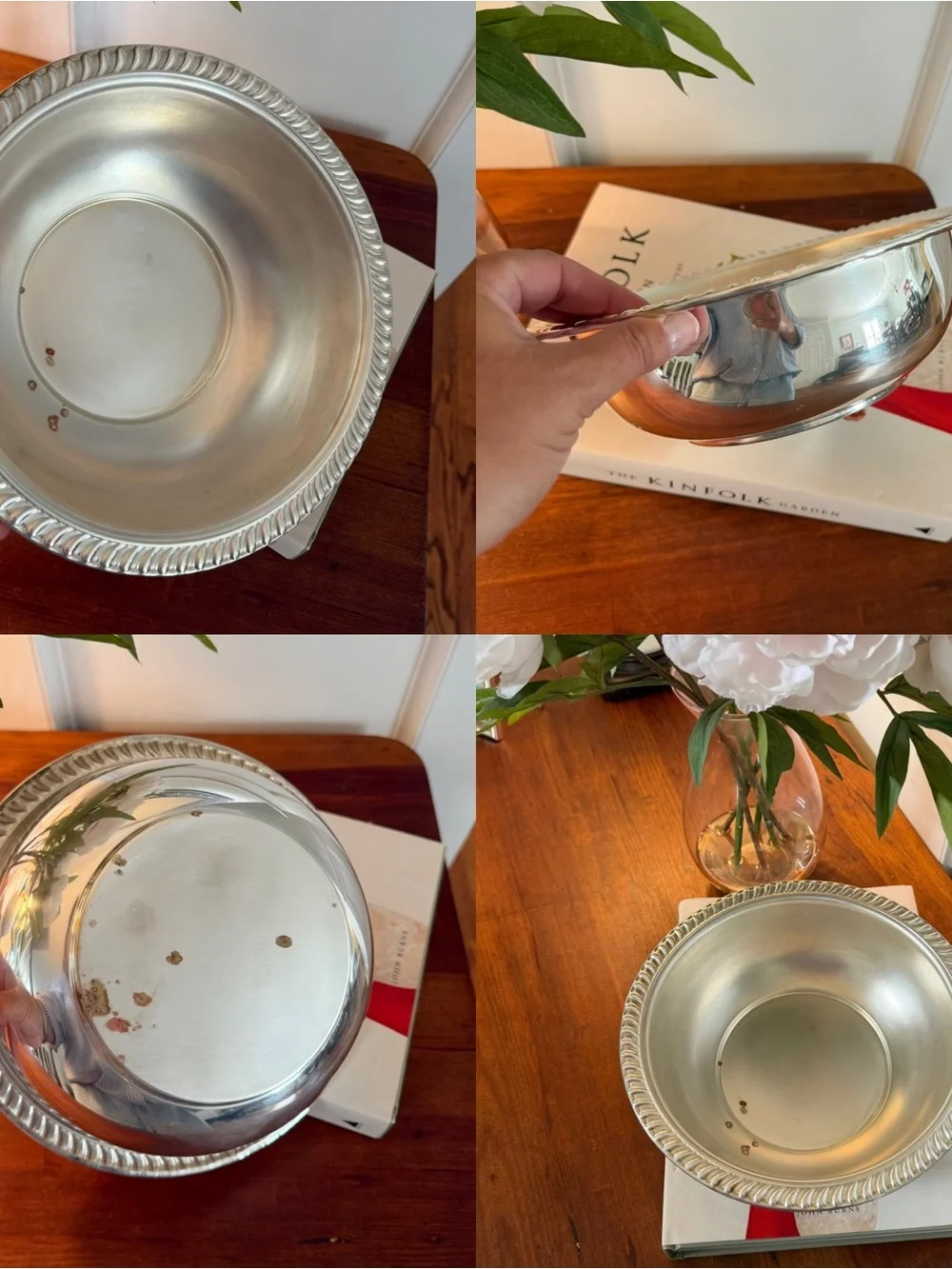 Vintage Eales of Sheffield Silver-Plated Serving Bowl